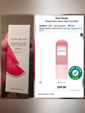 Glow Recipe Pink Watermelon Glow Ultra-Fine Facial Mist